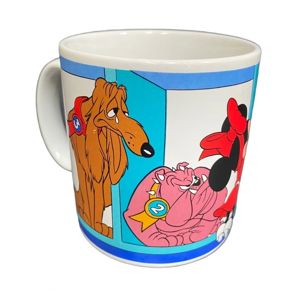 Vintage Mickey & Minnie Mouse Dog Show Coffee Mug - Picture 3 of 7